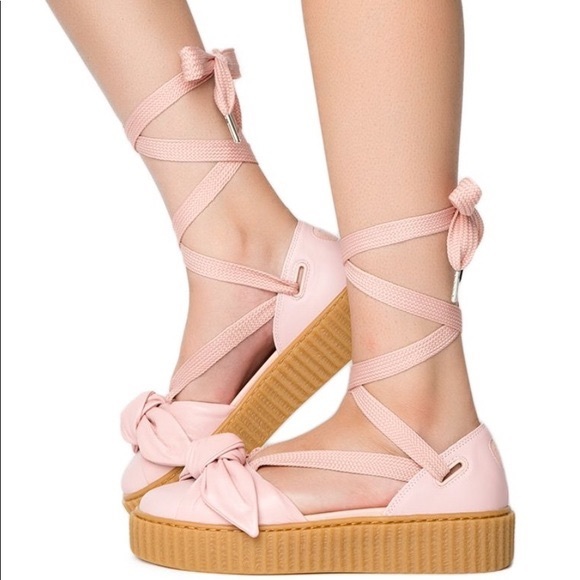 fenty puma lace up shoes